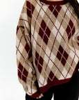 Riley Argyle Knit Sweater