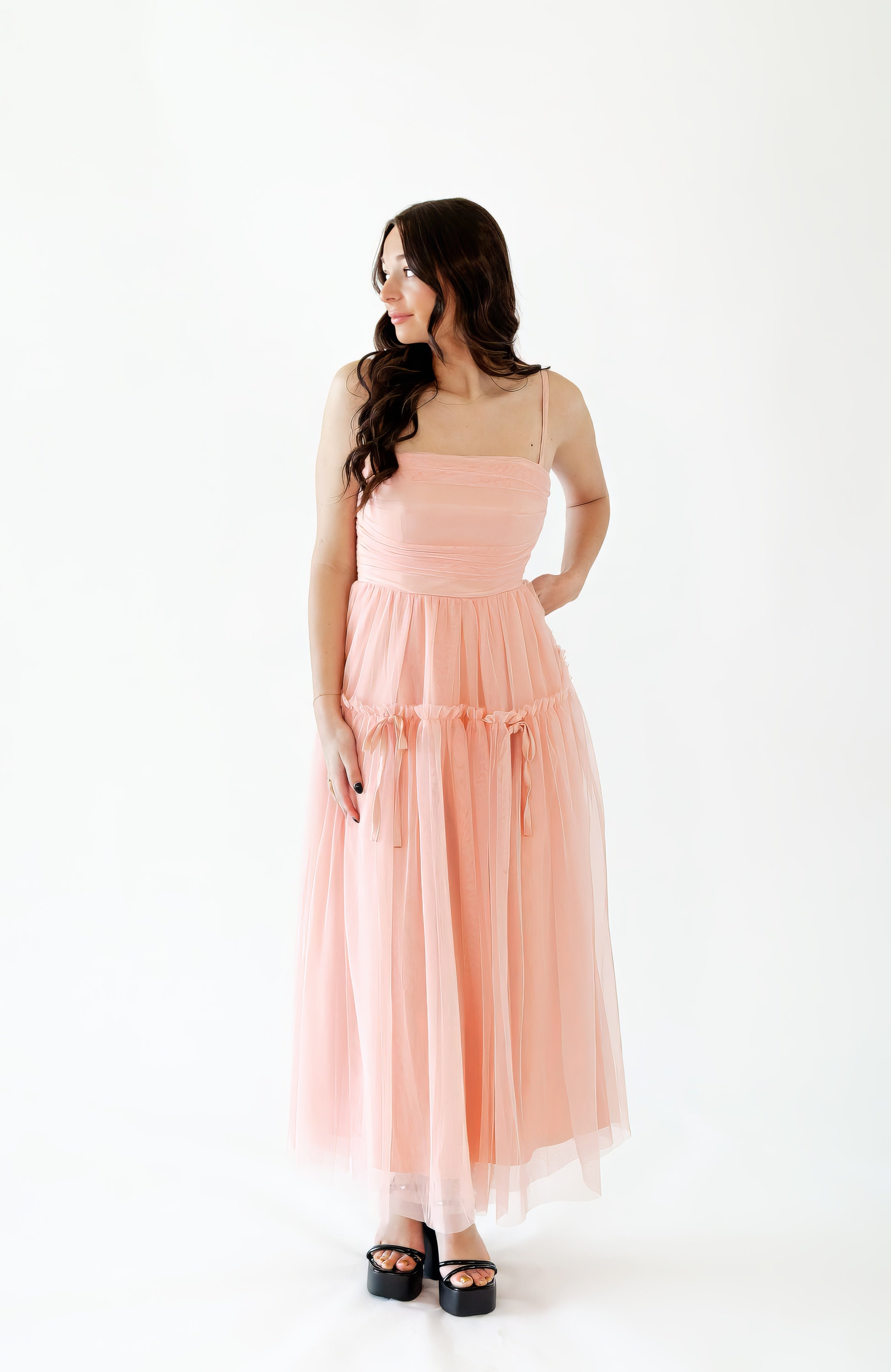 Jacqueline Rose Tulle Maxi Dress