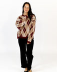 Riley Argyle Knit Sweater
