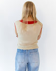 Sonrel Contrast Collared Top