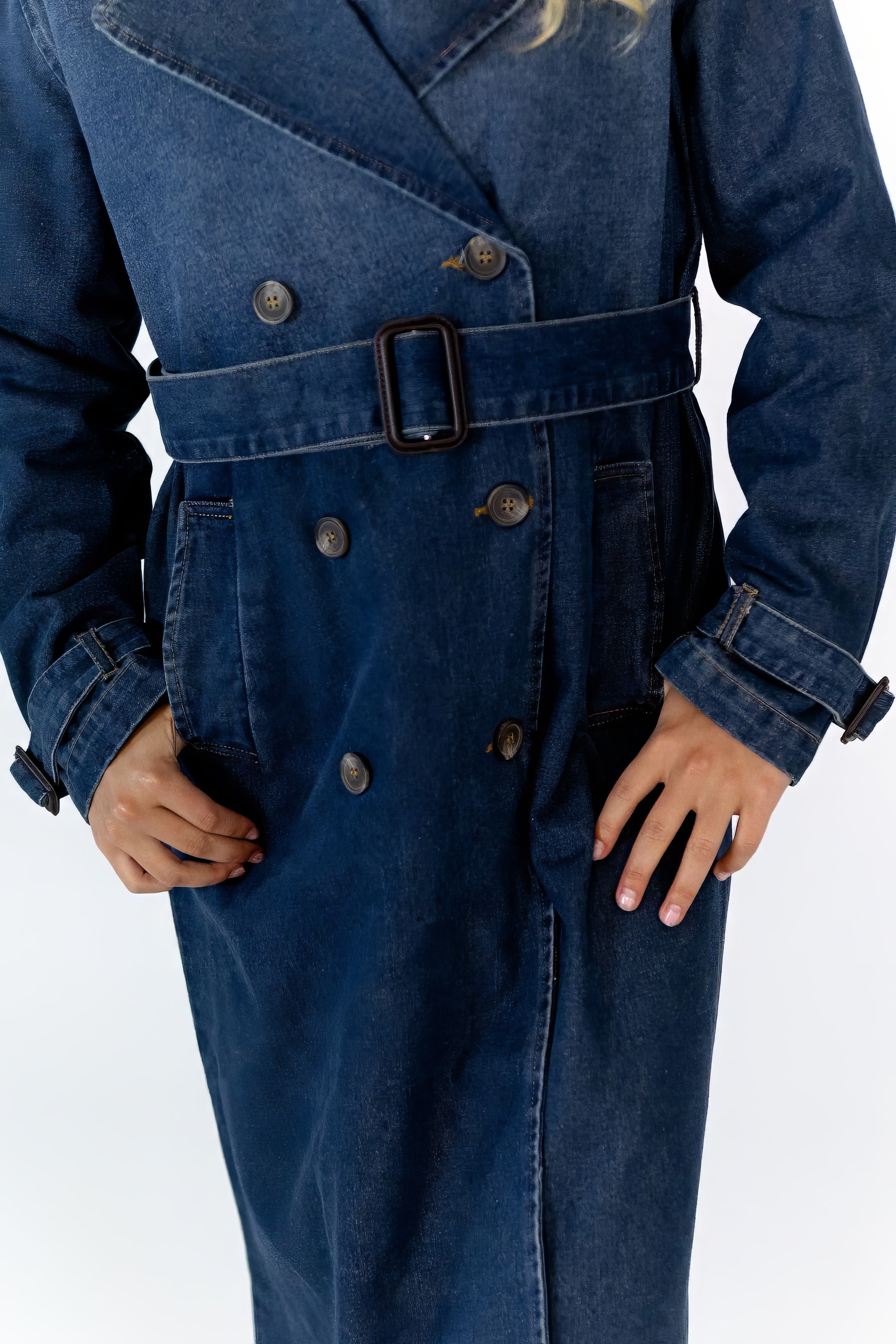 Hannah Denim Trench