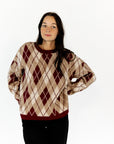 Riley Argyle Knit Sweater