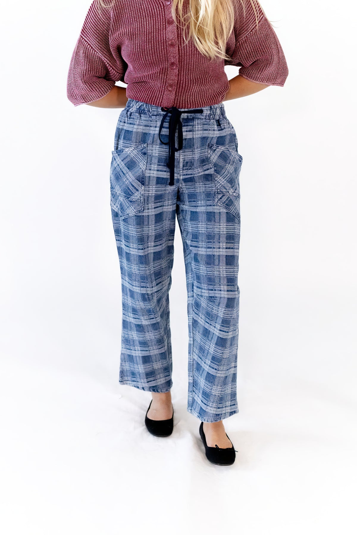 Alva Plaid Pants
