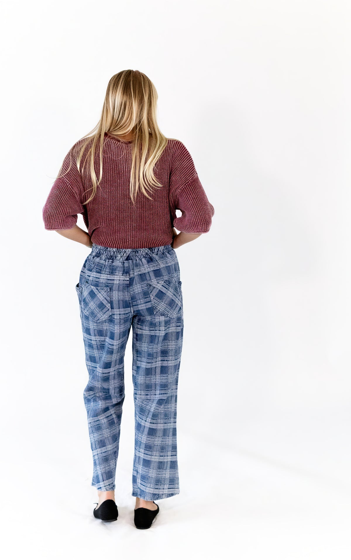 Alva Plaid Pants