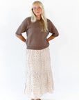 Willow Ditsy Tiered Midi Skirt