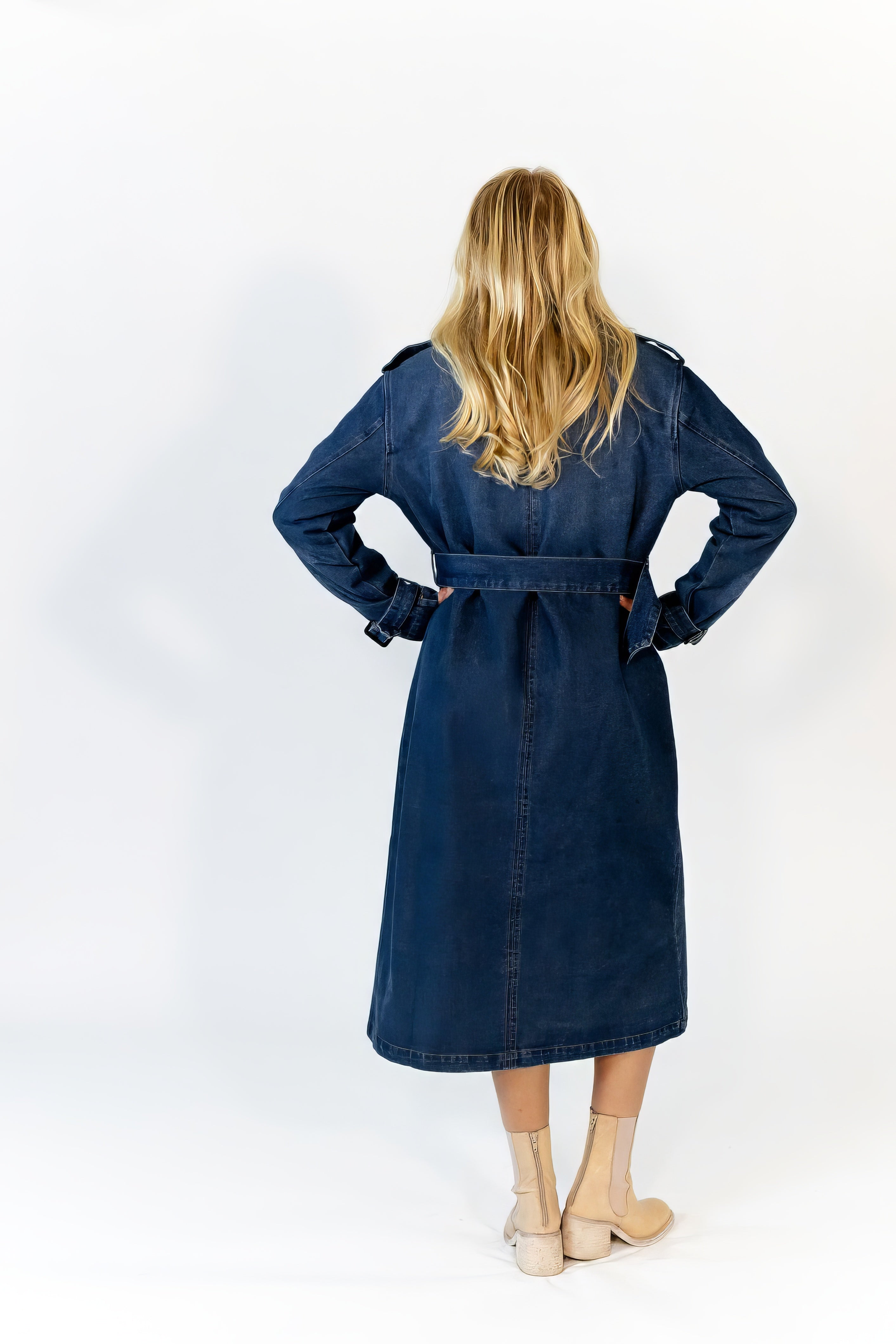 Hannah Denim Trench