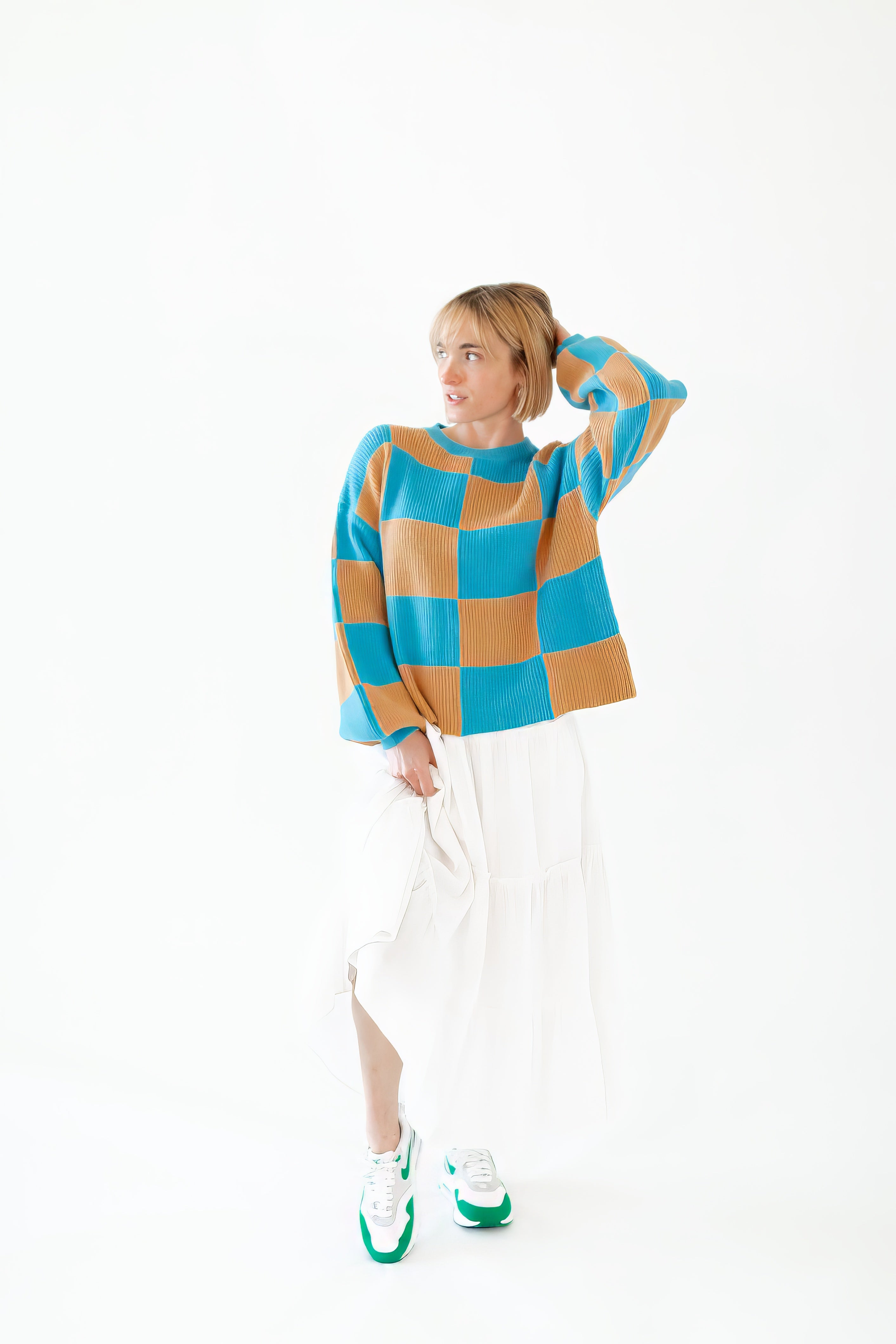 Devereux Checkered Sweater