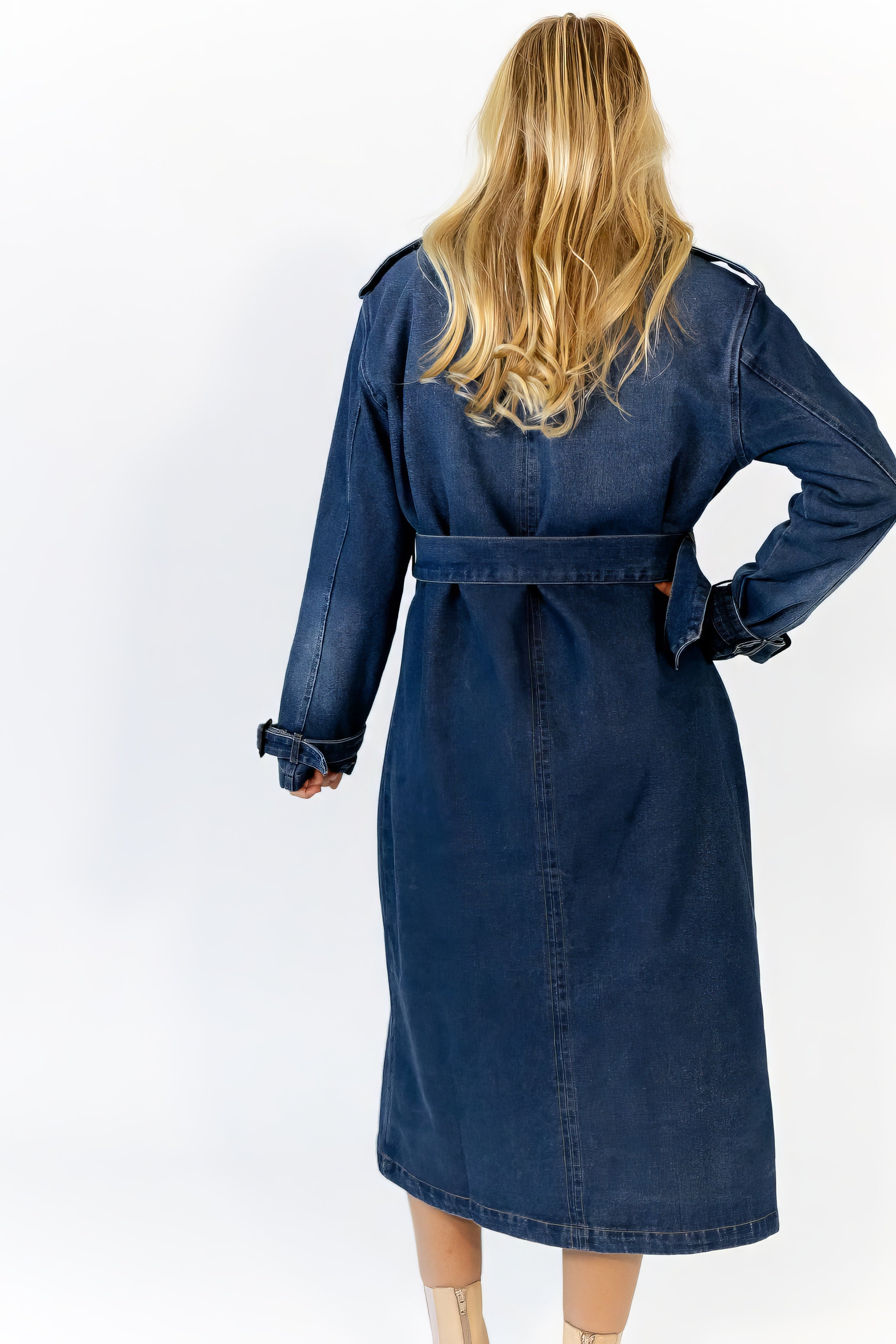 Hannah Denim Trench