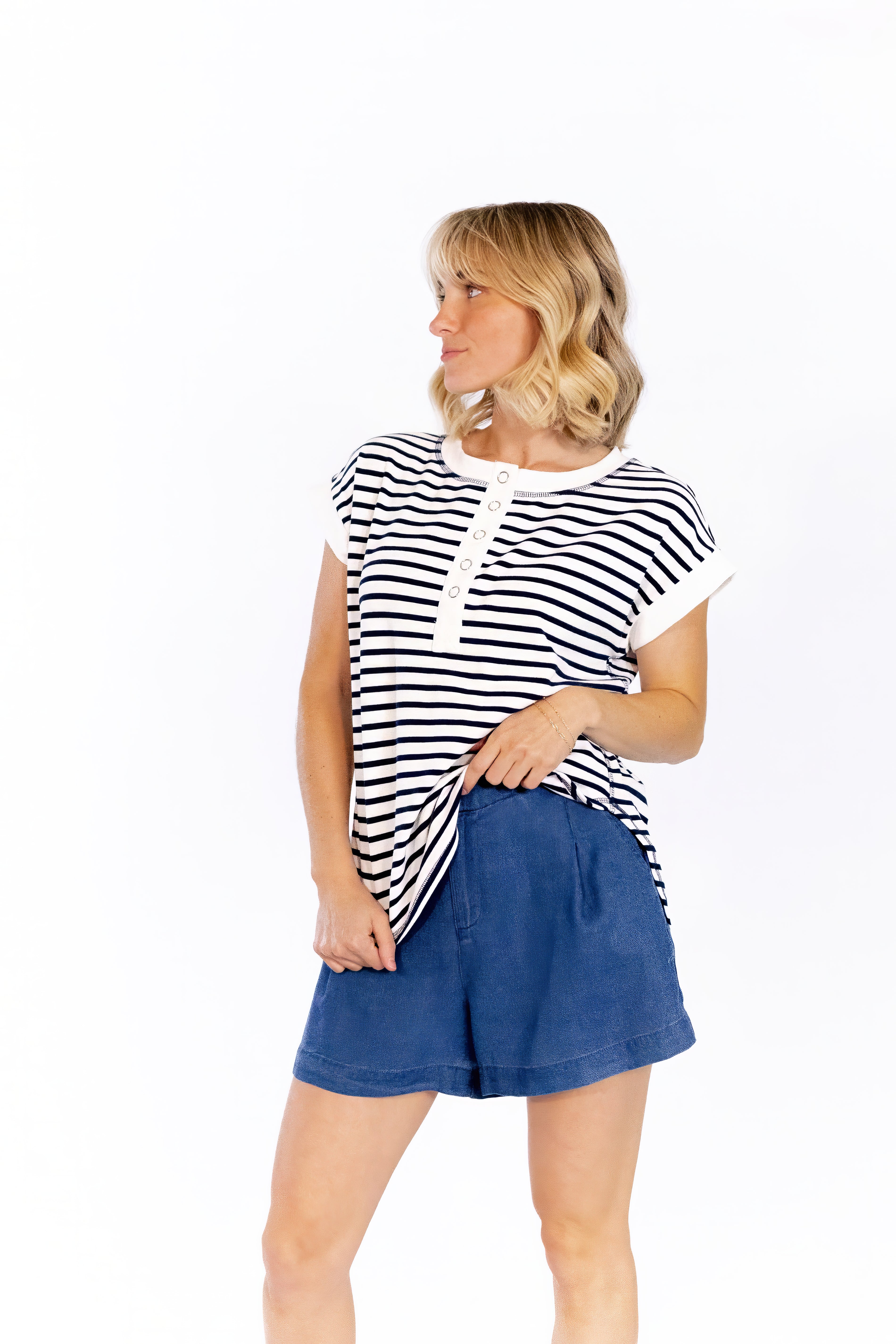 Hailey Pintuck Shorts