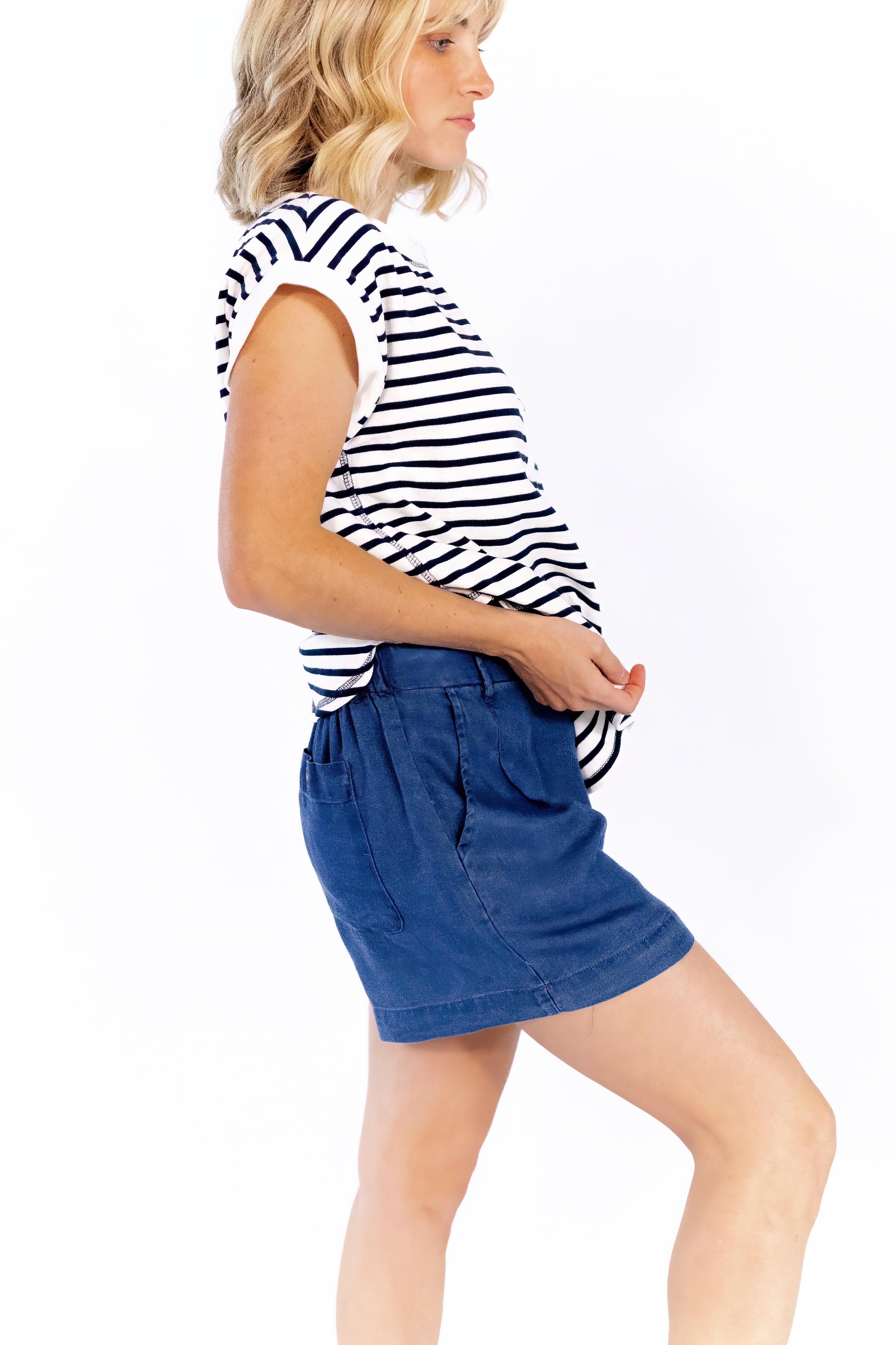 Hailey Pintuck Shorts