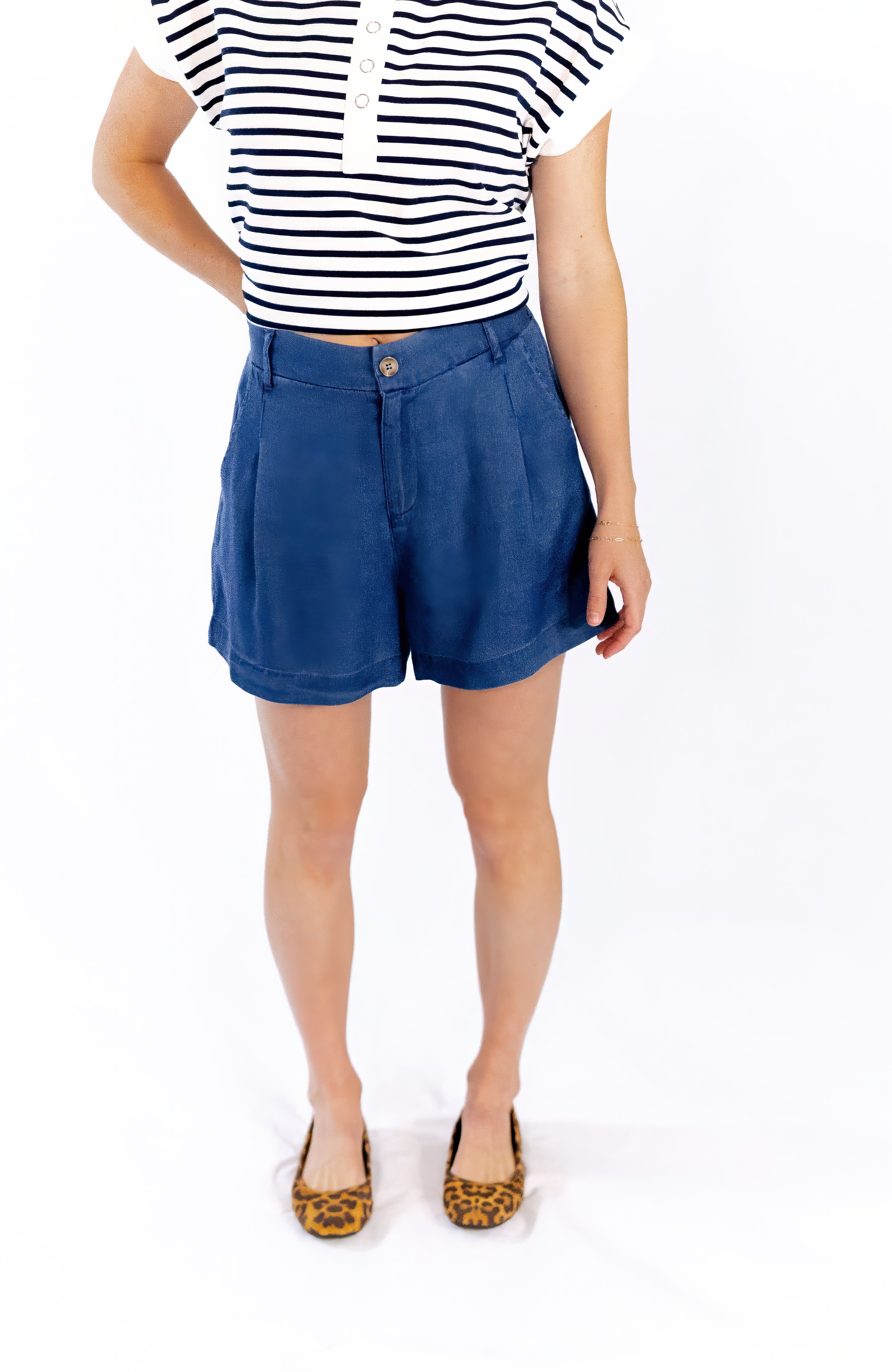 Hailey Pintuck Shorts