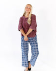 Alva Plaid Pants