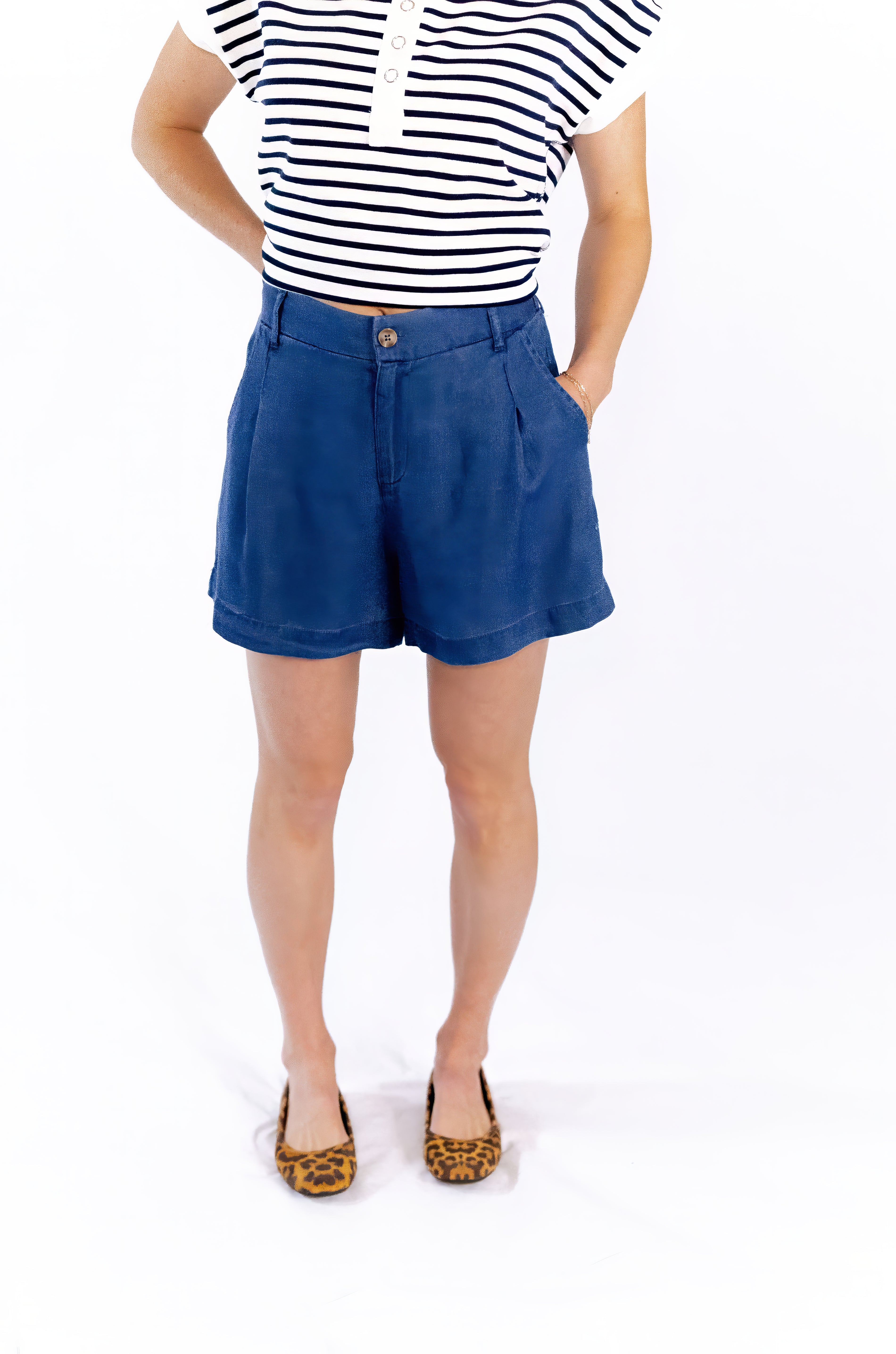 Hailey Pintuck Shorts