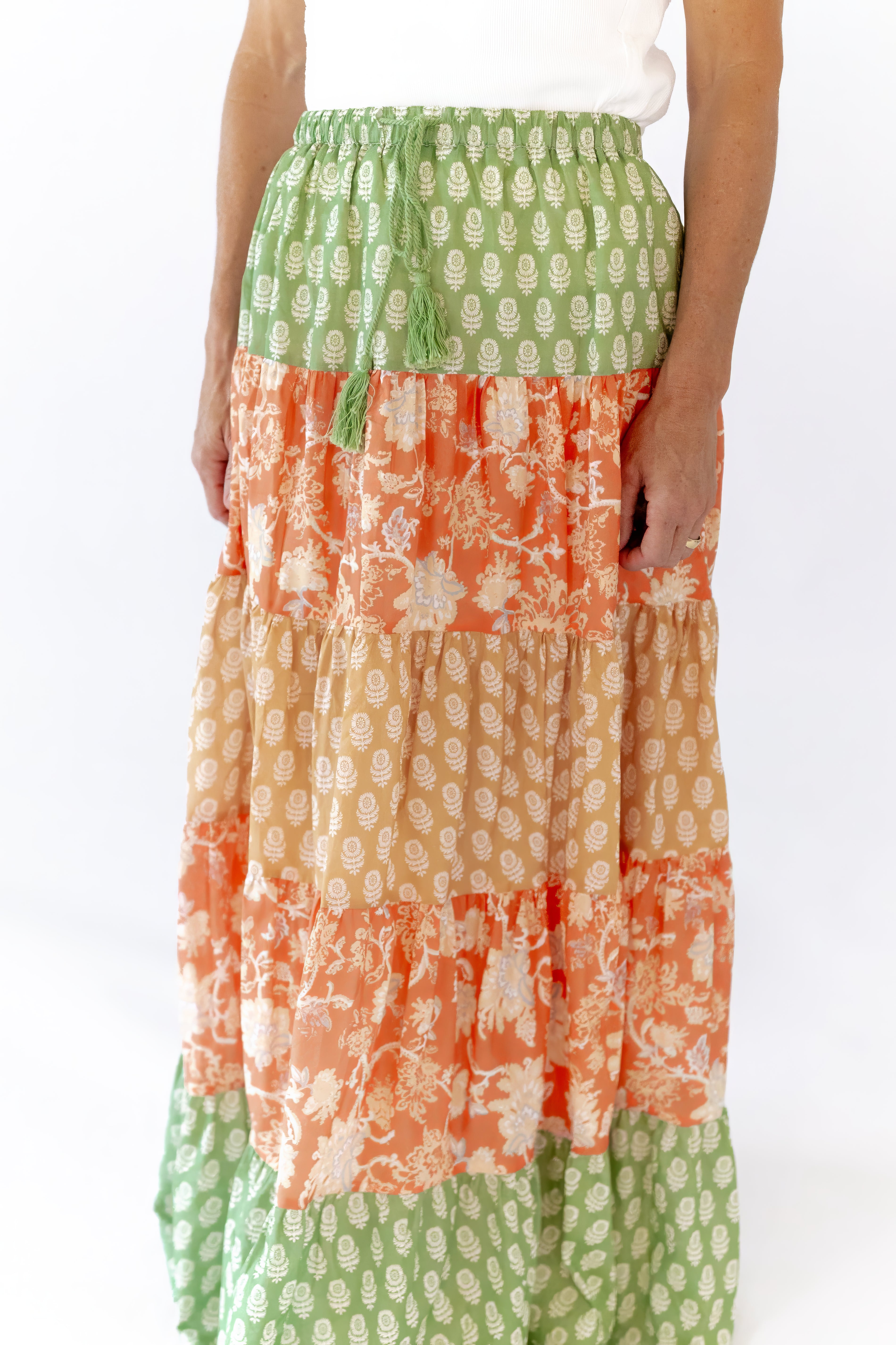 Robbie Tiered Maxi Skirt