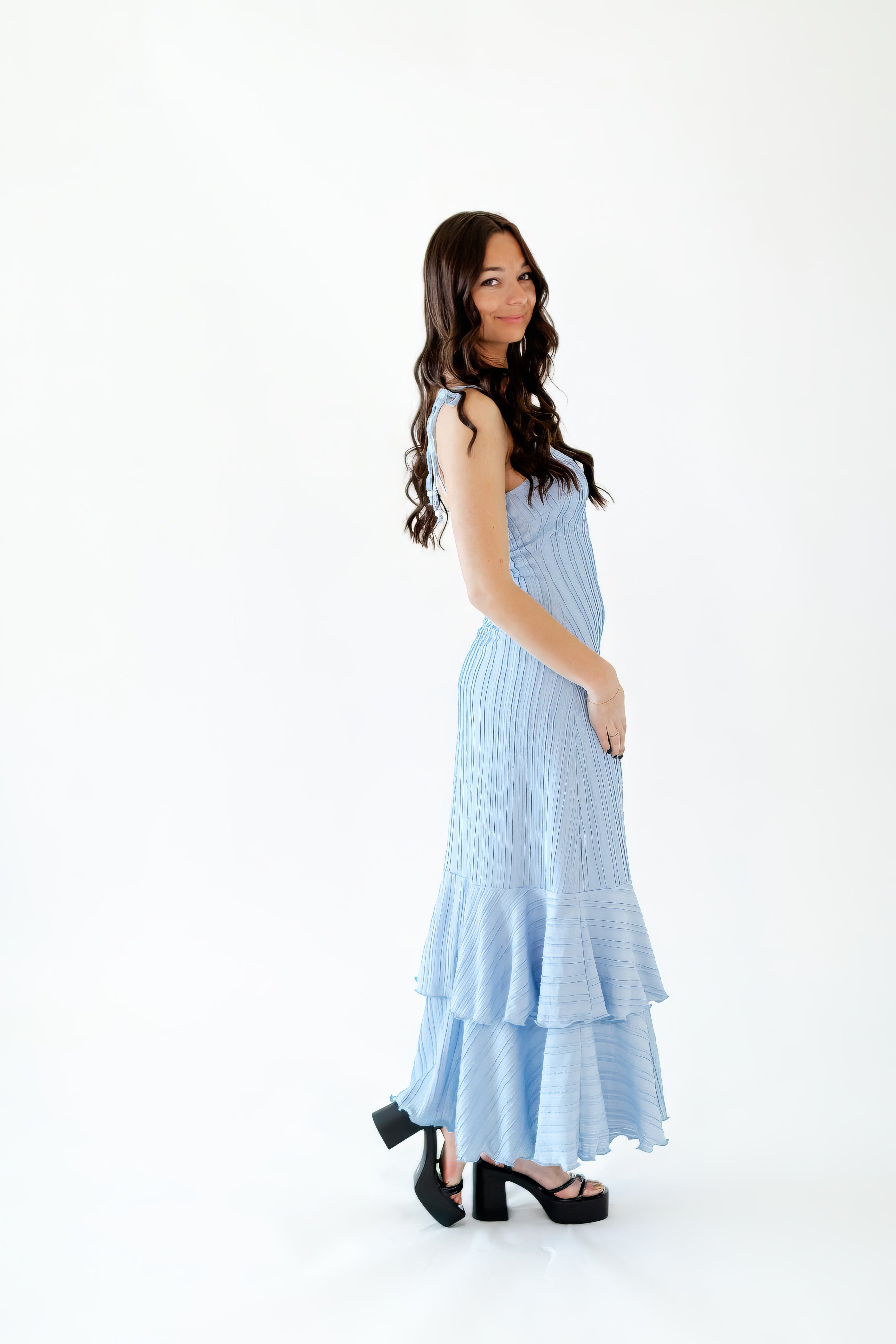 Santorini Maxi Dress・Periwinkle