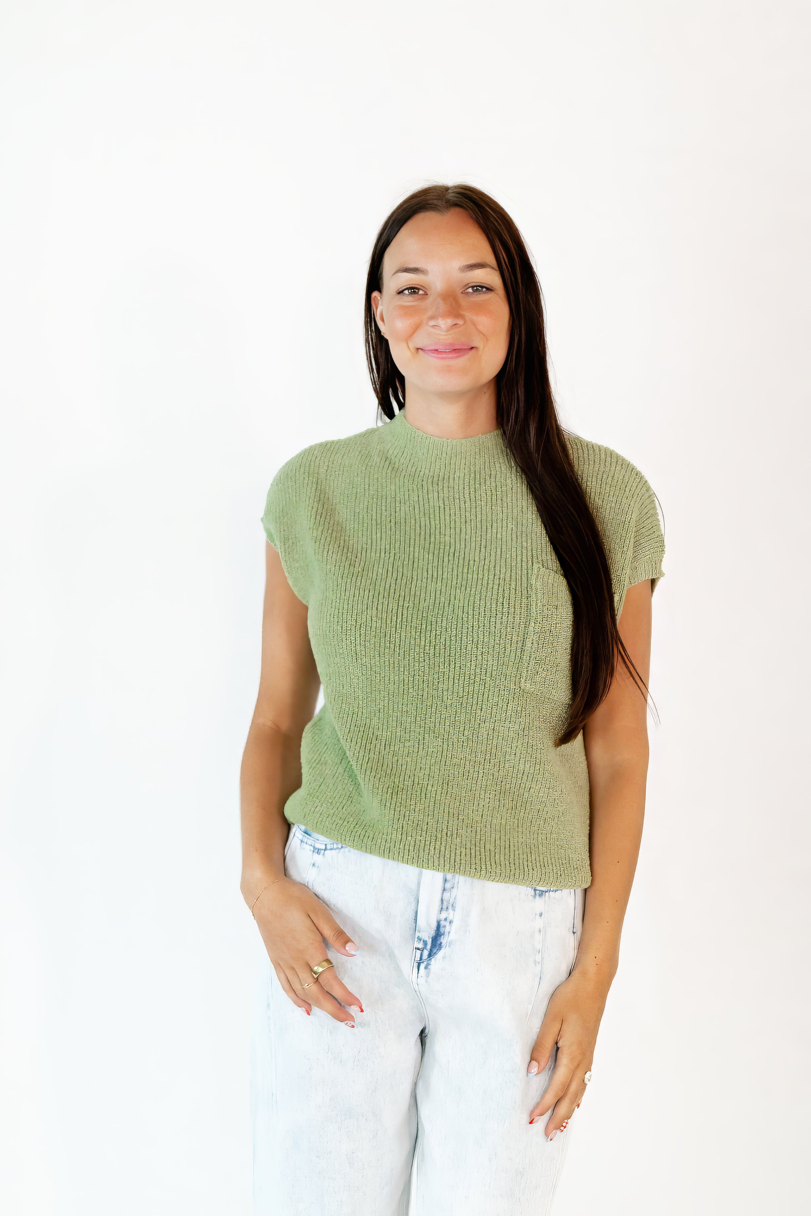 Orla Crochet Short Sleeve Top