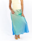 Cecelia Ombre Satin Skirt