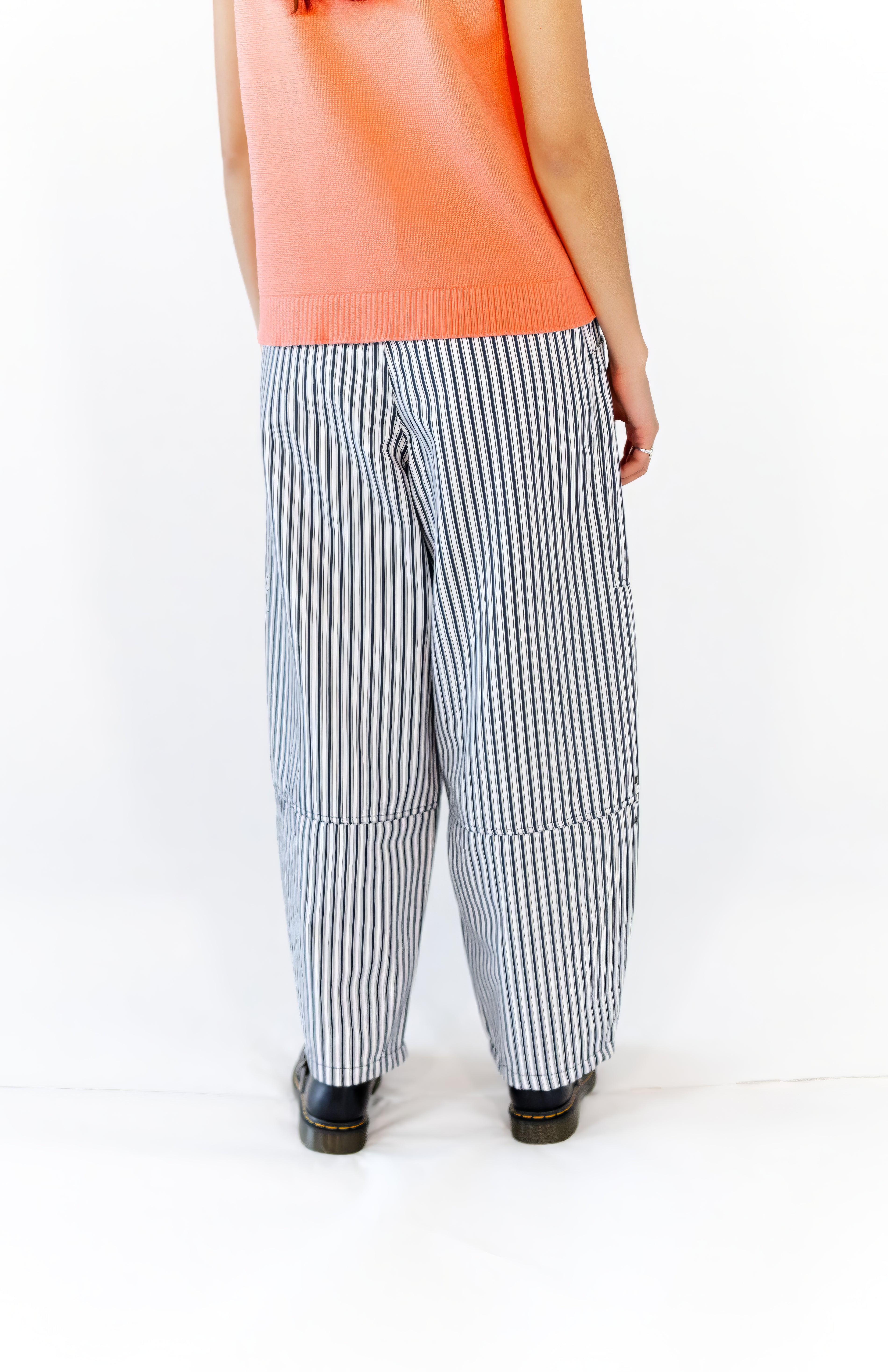 Andi Striped Pants · Navy