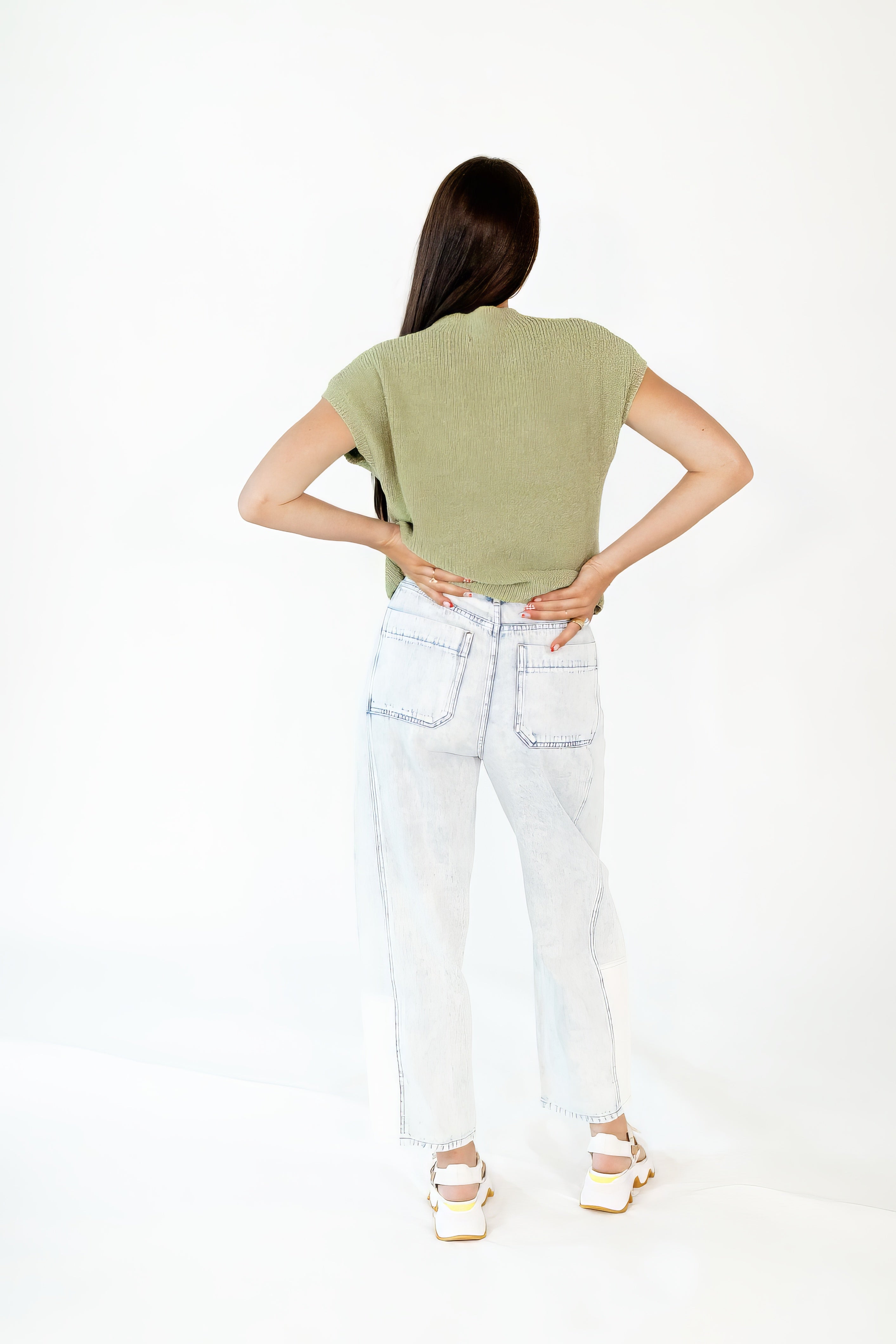 Orla Crochet Short Sleeve Top