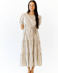 Frankie Striped Midi Dress