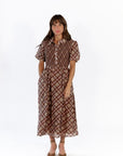 Sylvia Smocked Plaid Dress
