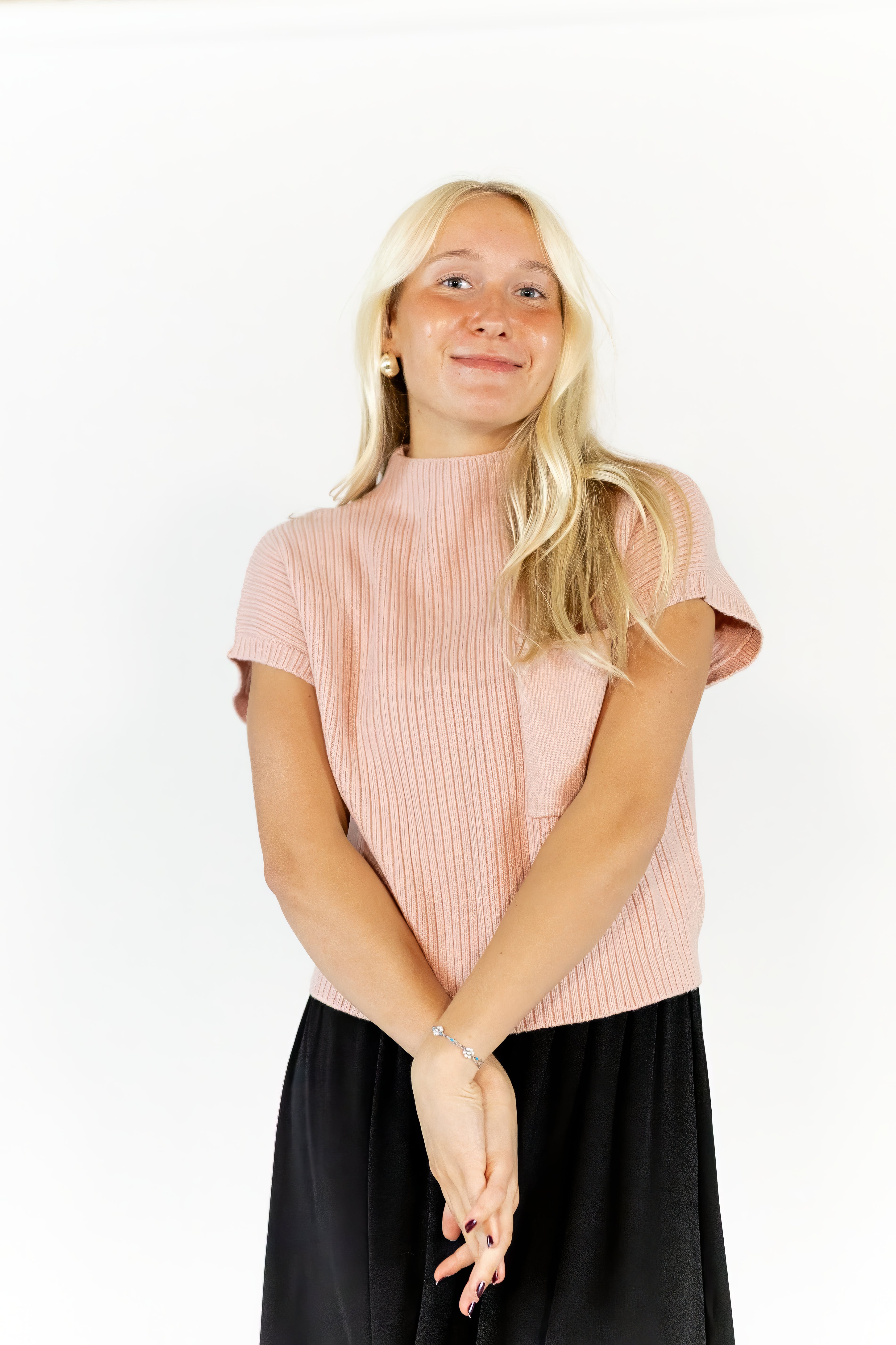 Tabby Pocket Detail Top