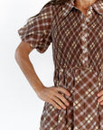 Sylvia Smocked Plaid Dress