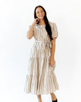 Frankie Striped Midi Dress