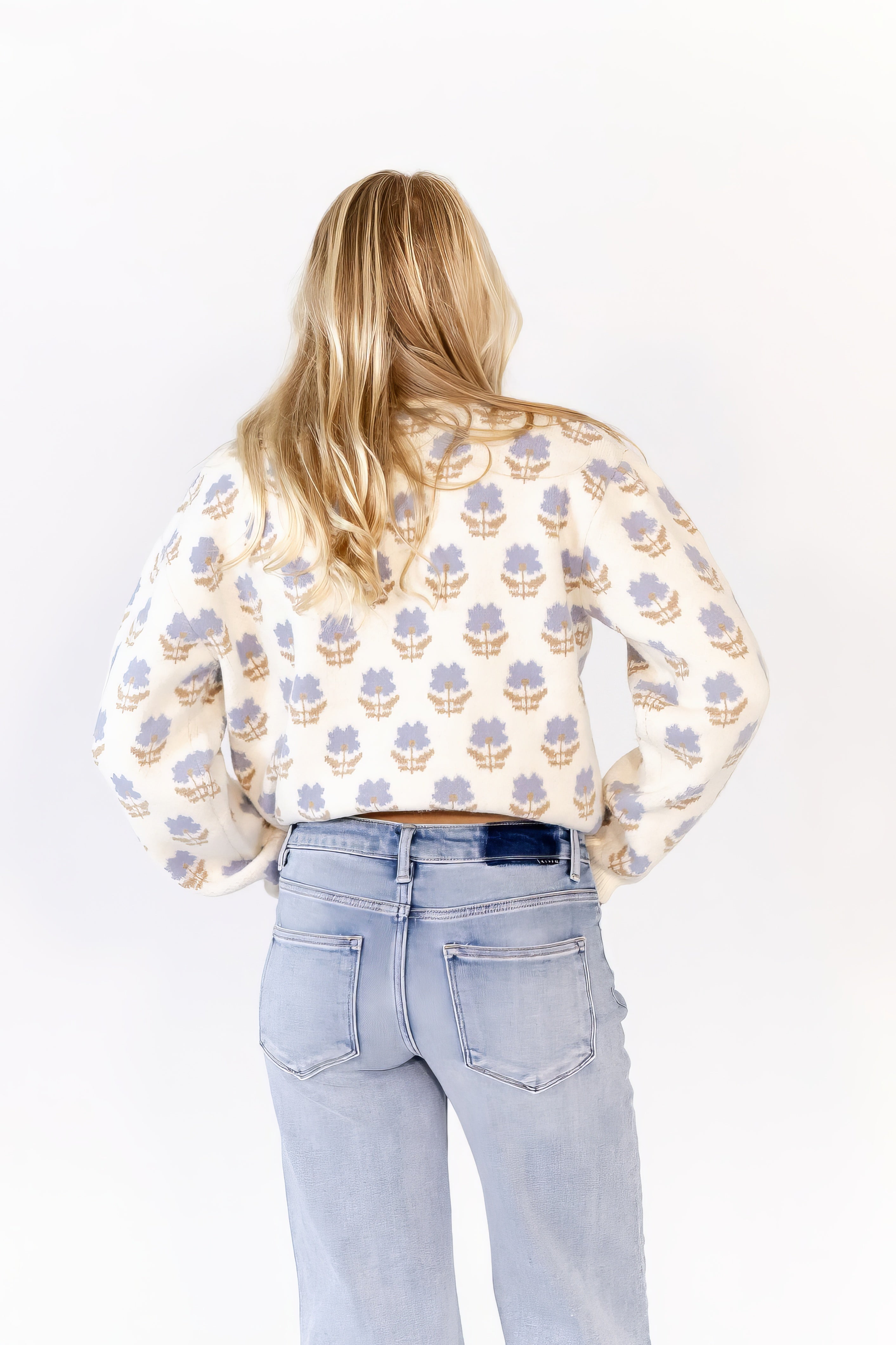 Madeline Jacquard Cardigan