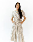 Frankie Striped Midi Dress