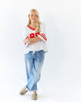 Maison Textured Pullover · Heather