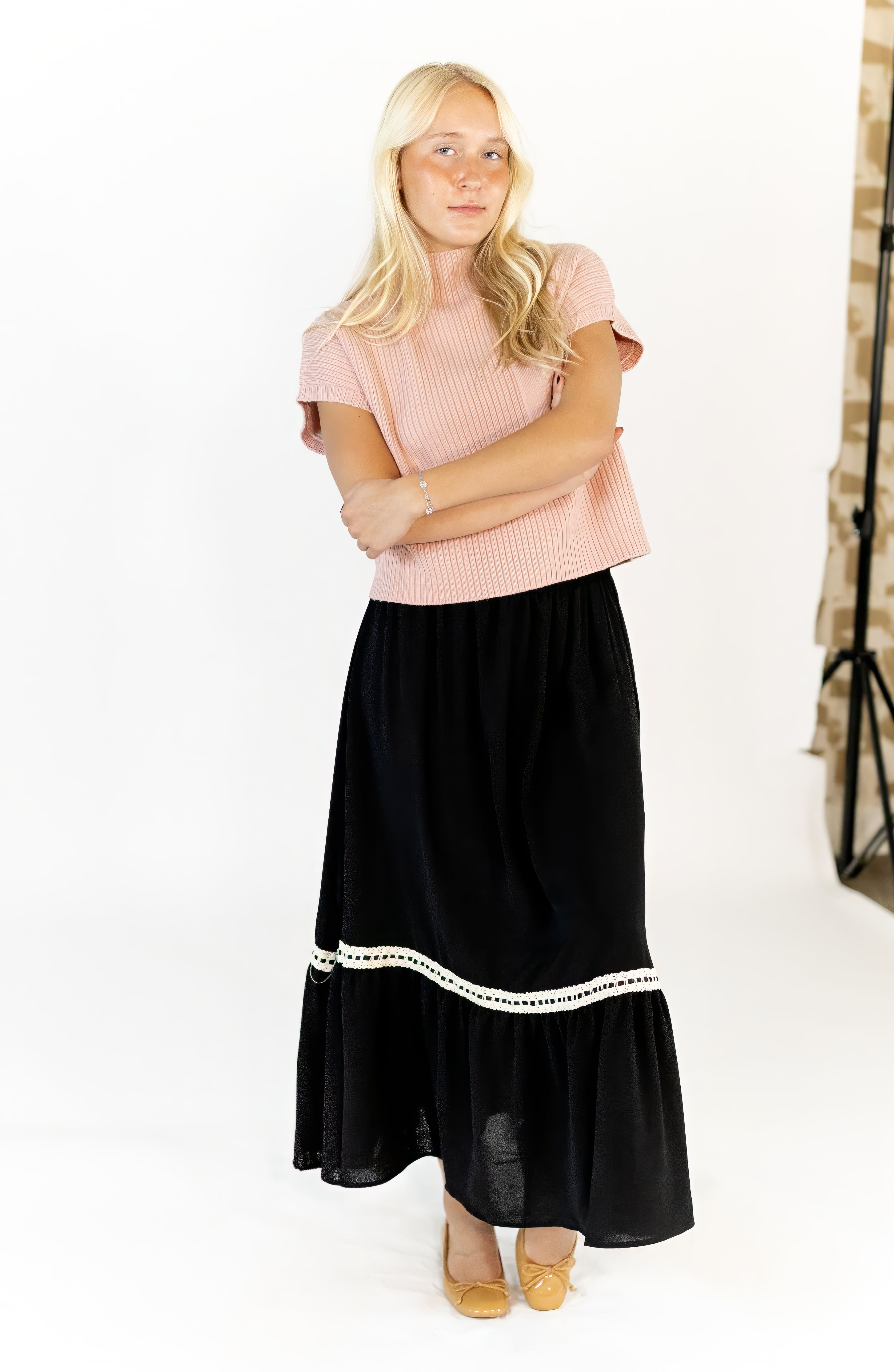 Tabby Pocket Detail Top