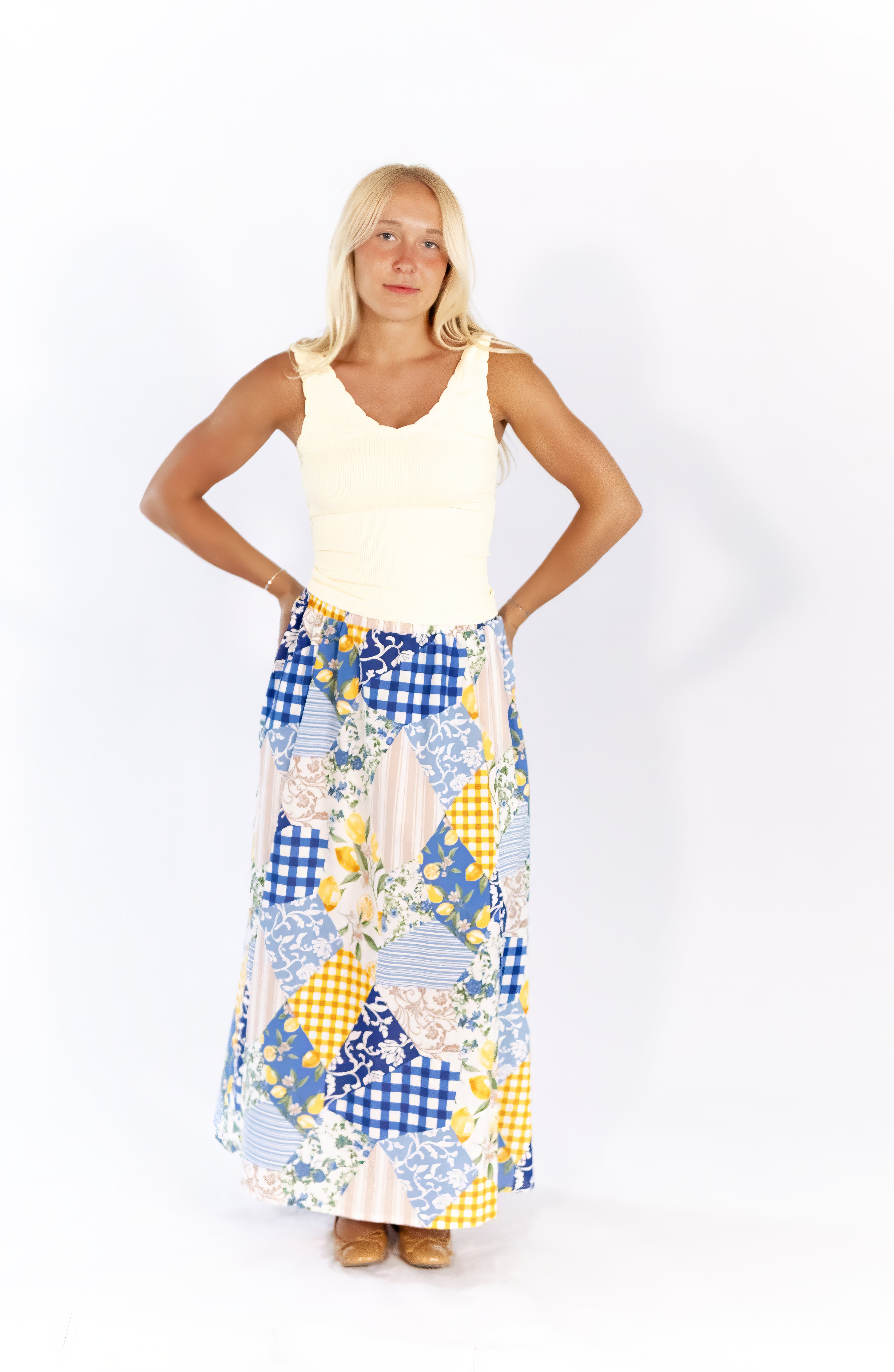 Sasha Patchwork Skirt