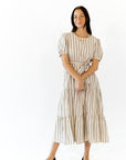 Frankie Striped Midi Dress