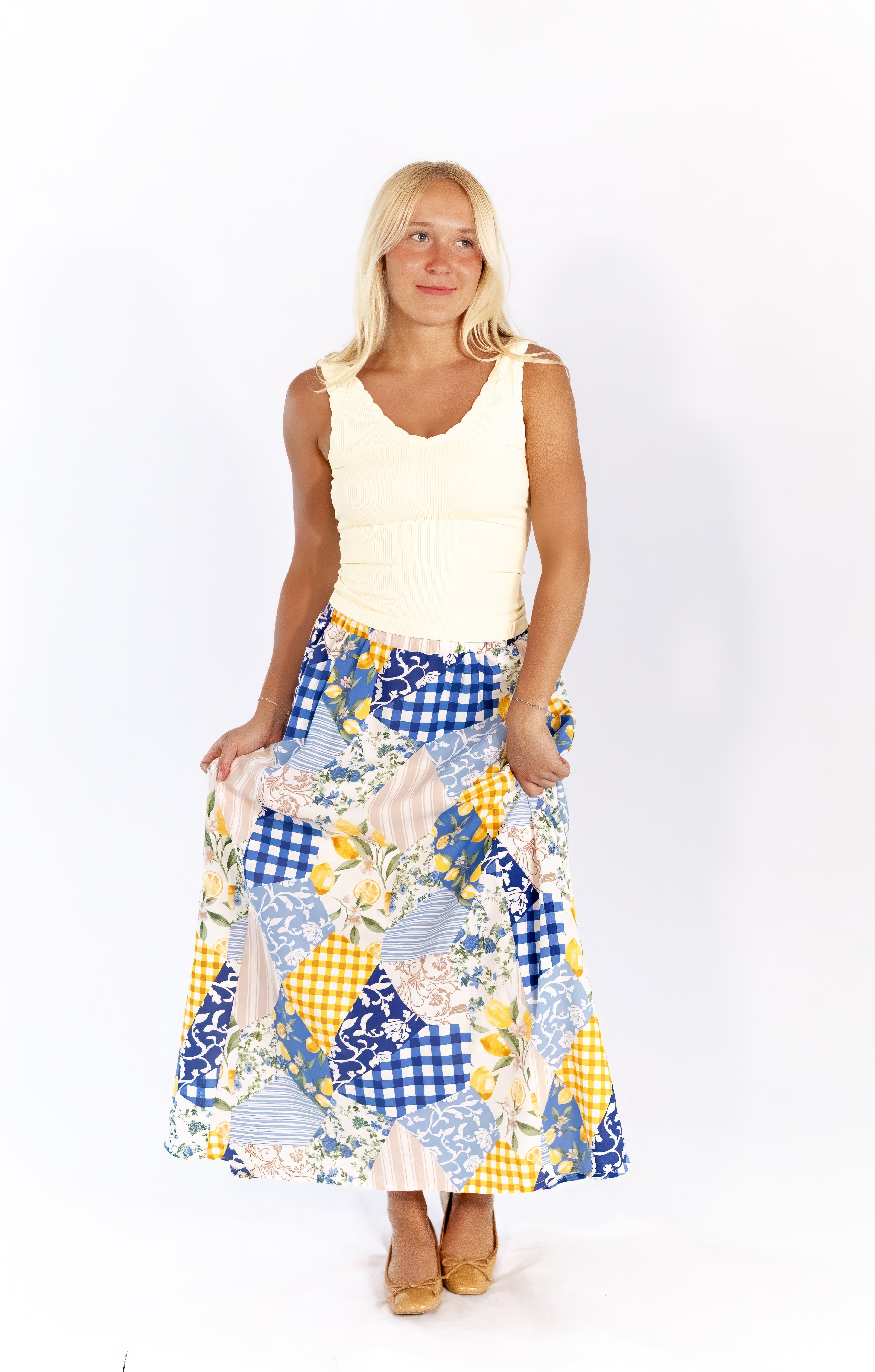 Sasha Patchwork Skirt