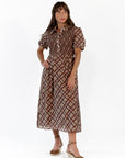 Sylvia Smocked Plaid Dress