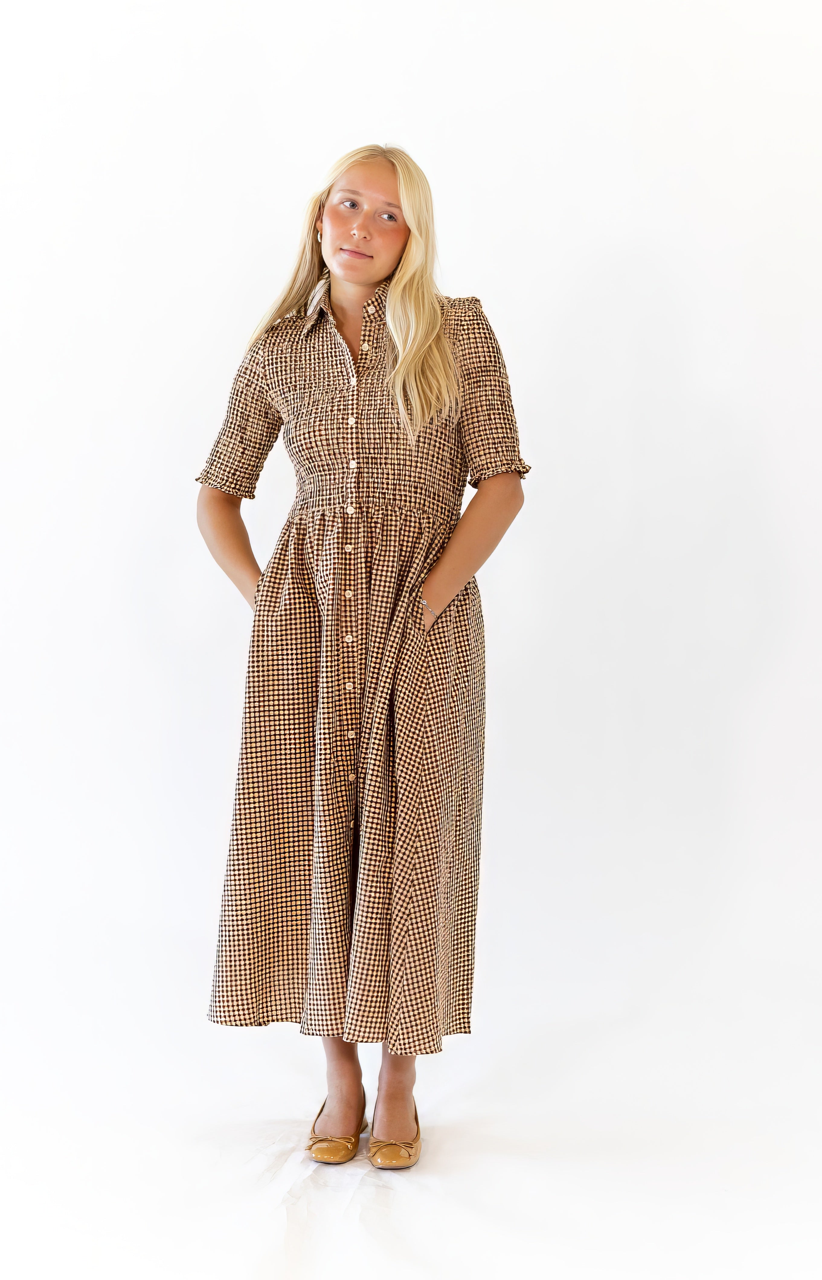 Samantha Gingham Dress