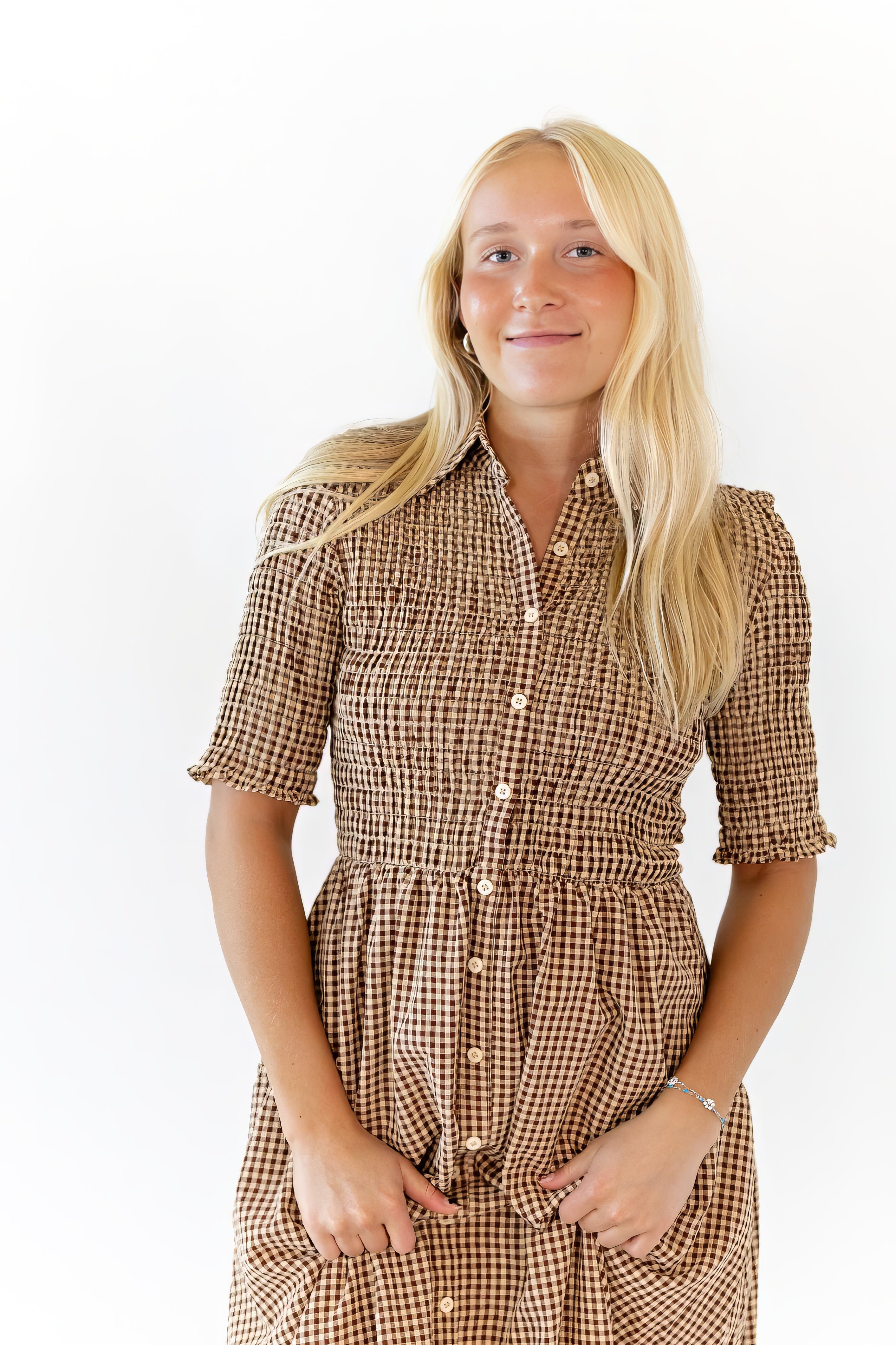Samantha Gingham Dress