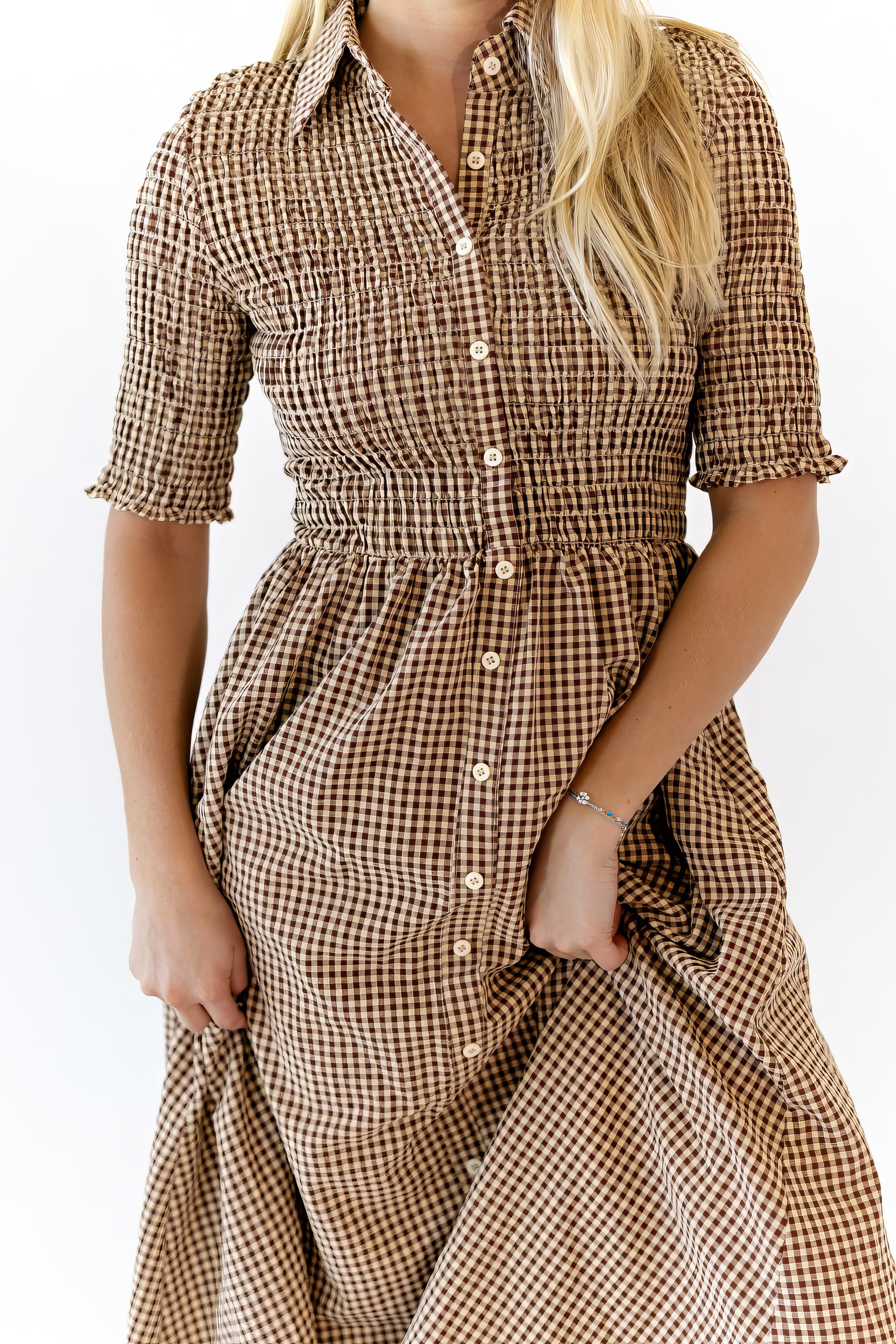Samantha Gingham Dress