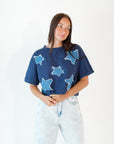 Starry Night Patchwork Top