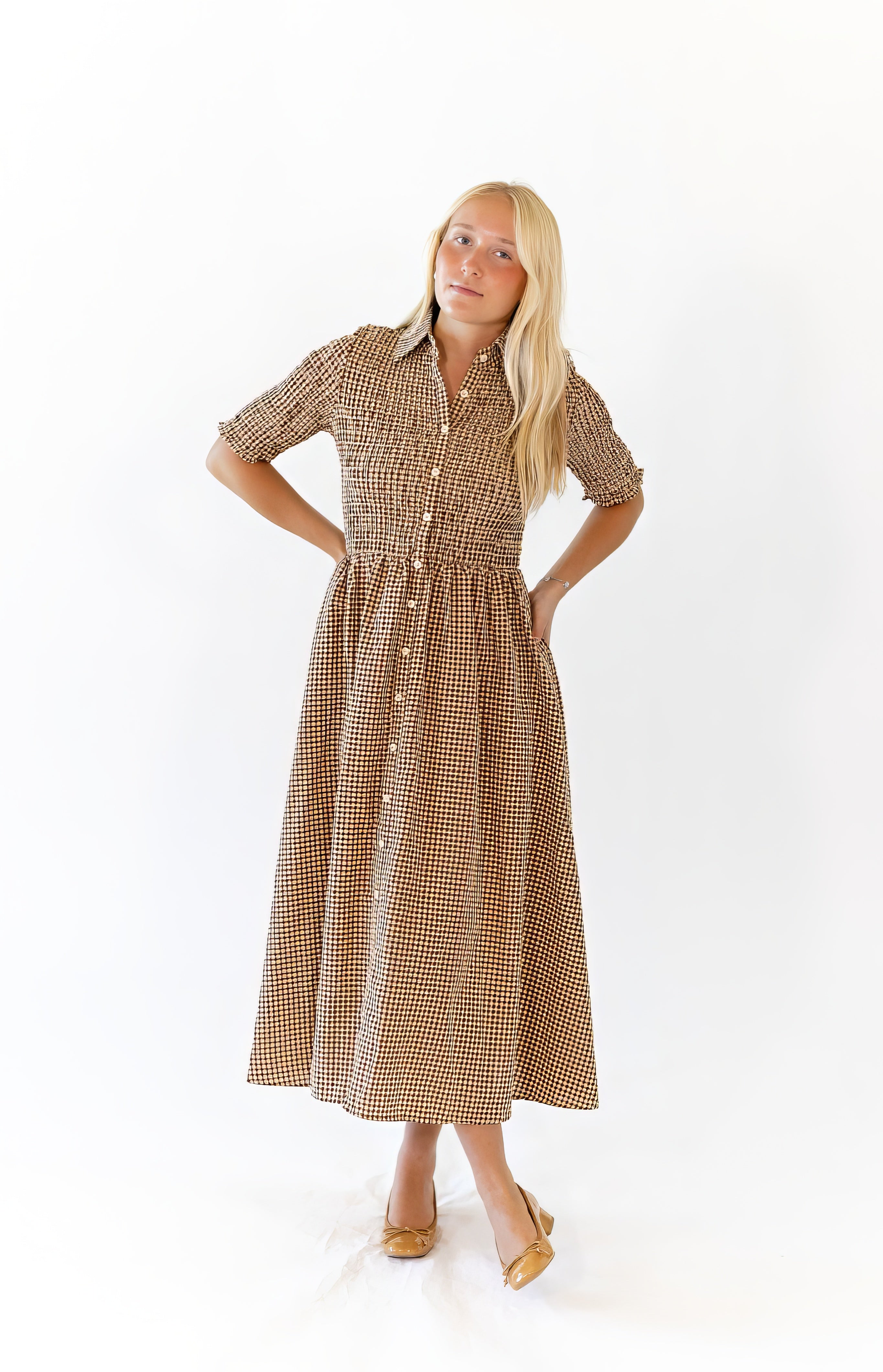 Samantha Gingham Dress