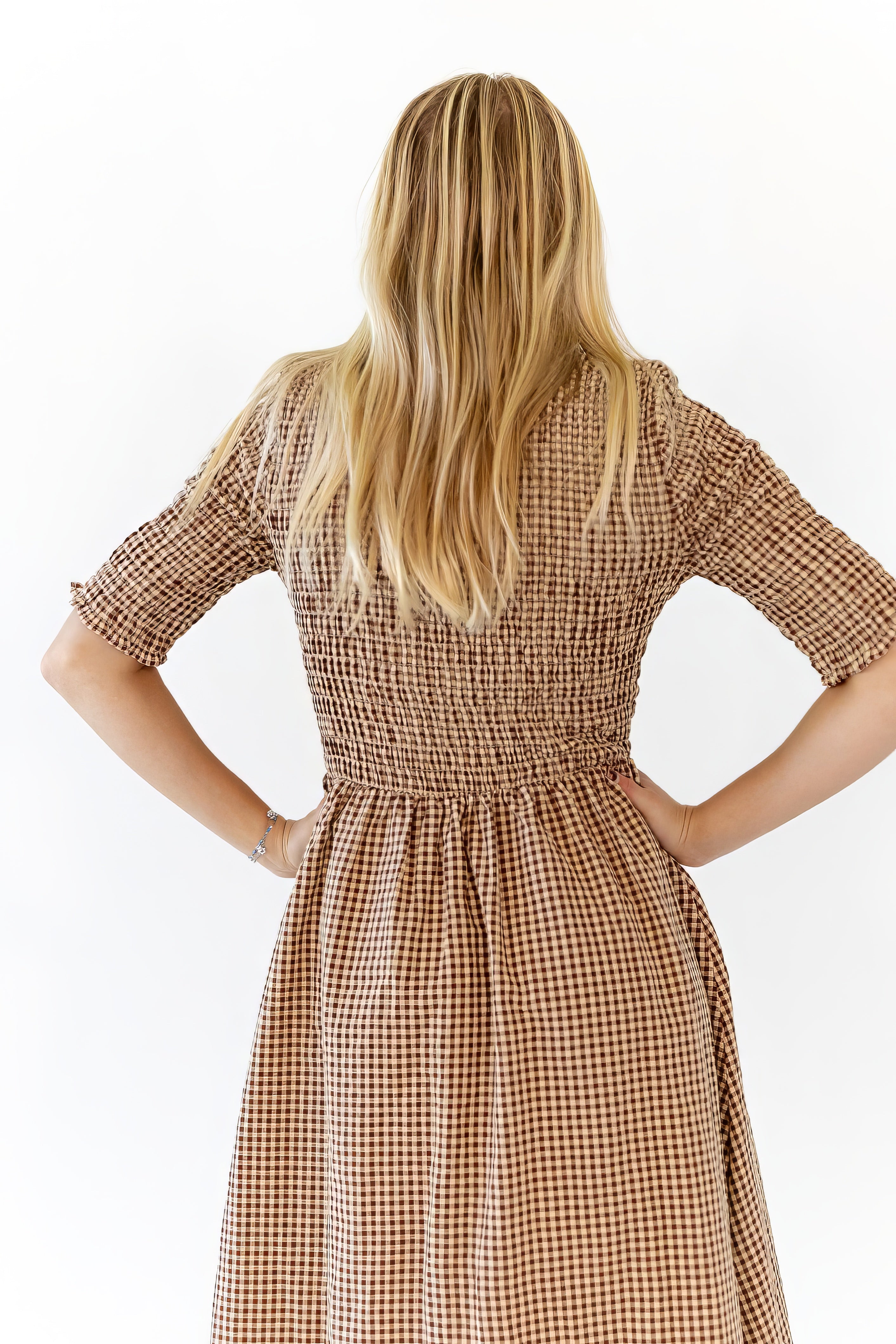Samantha Gingham Dress