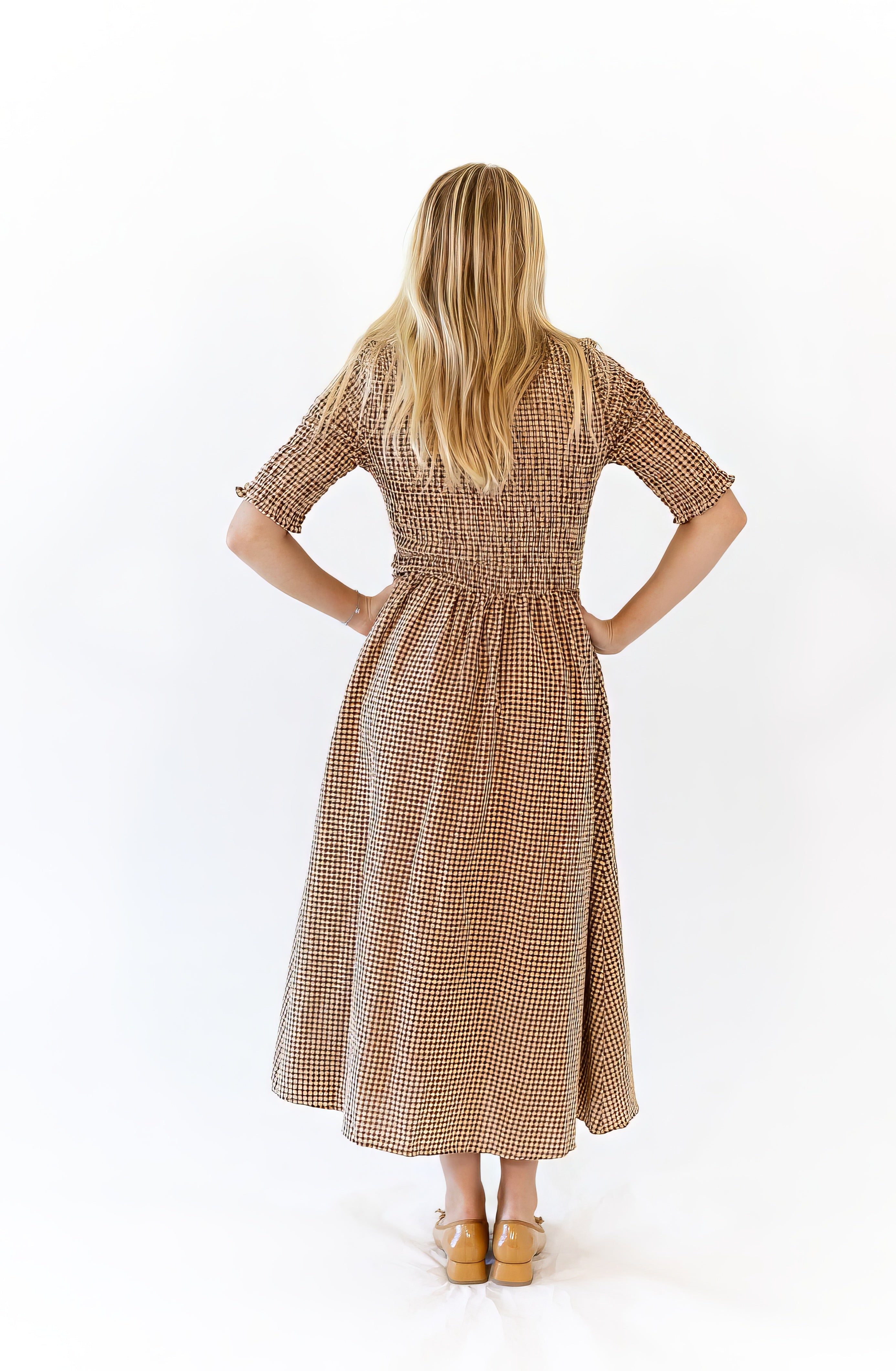 Samantha Gingham Dress