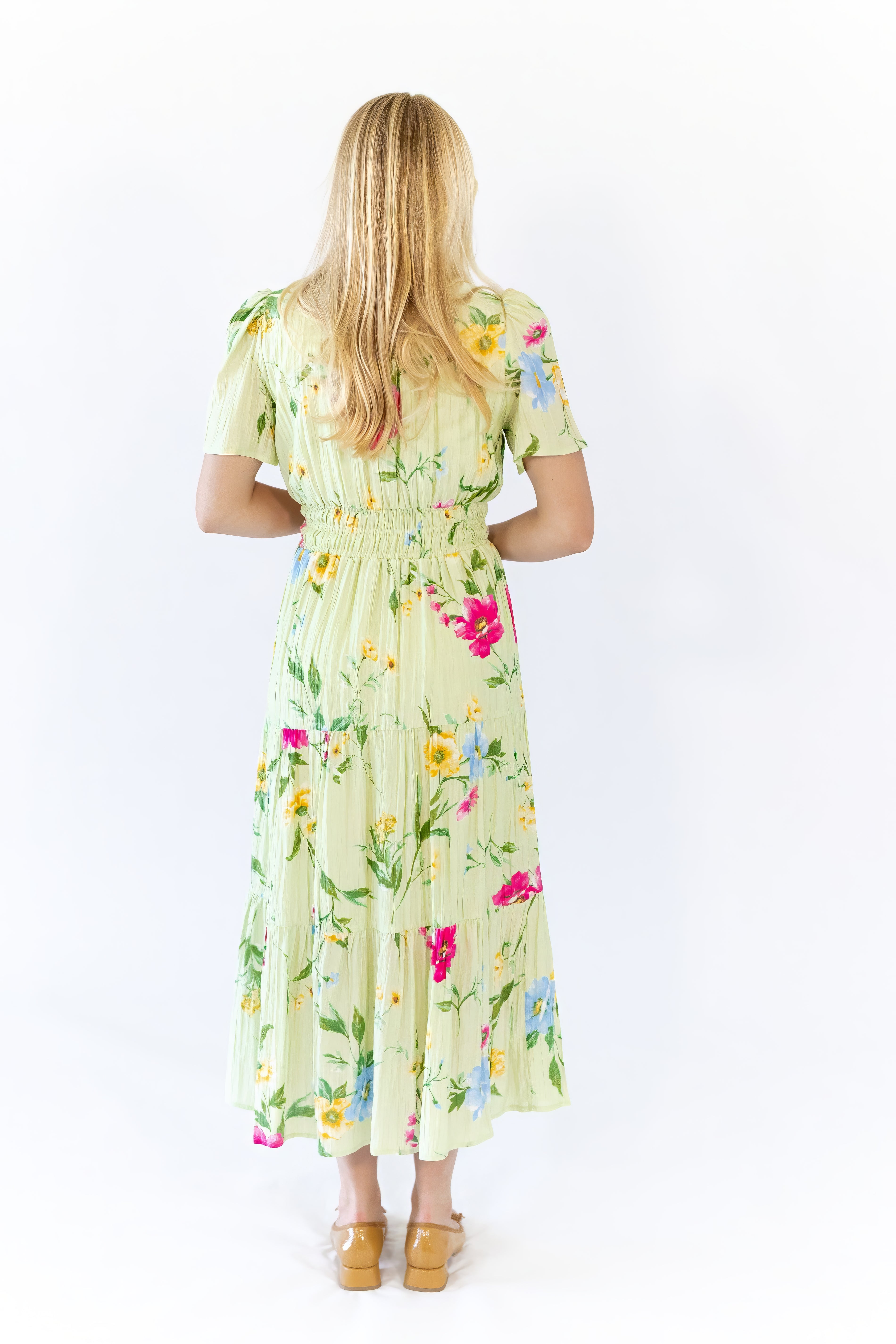 Elaine Floral Midi Dress