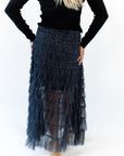 Blaire Plaid Ruffle Skirt