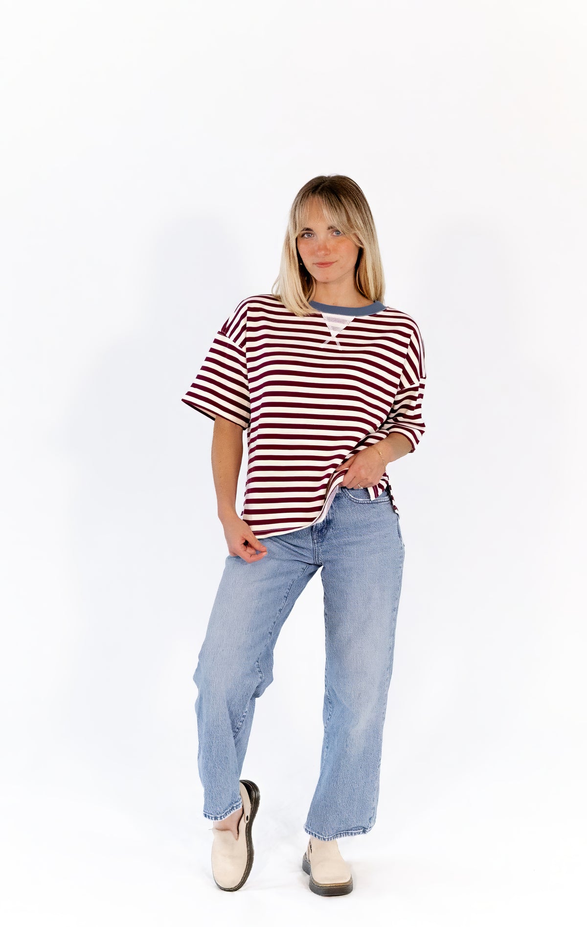 Vickie Striped Tee