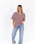 Vickie Striped Tee