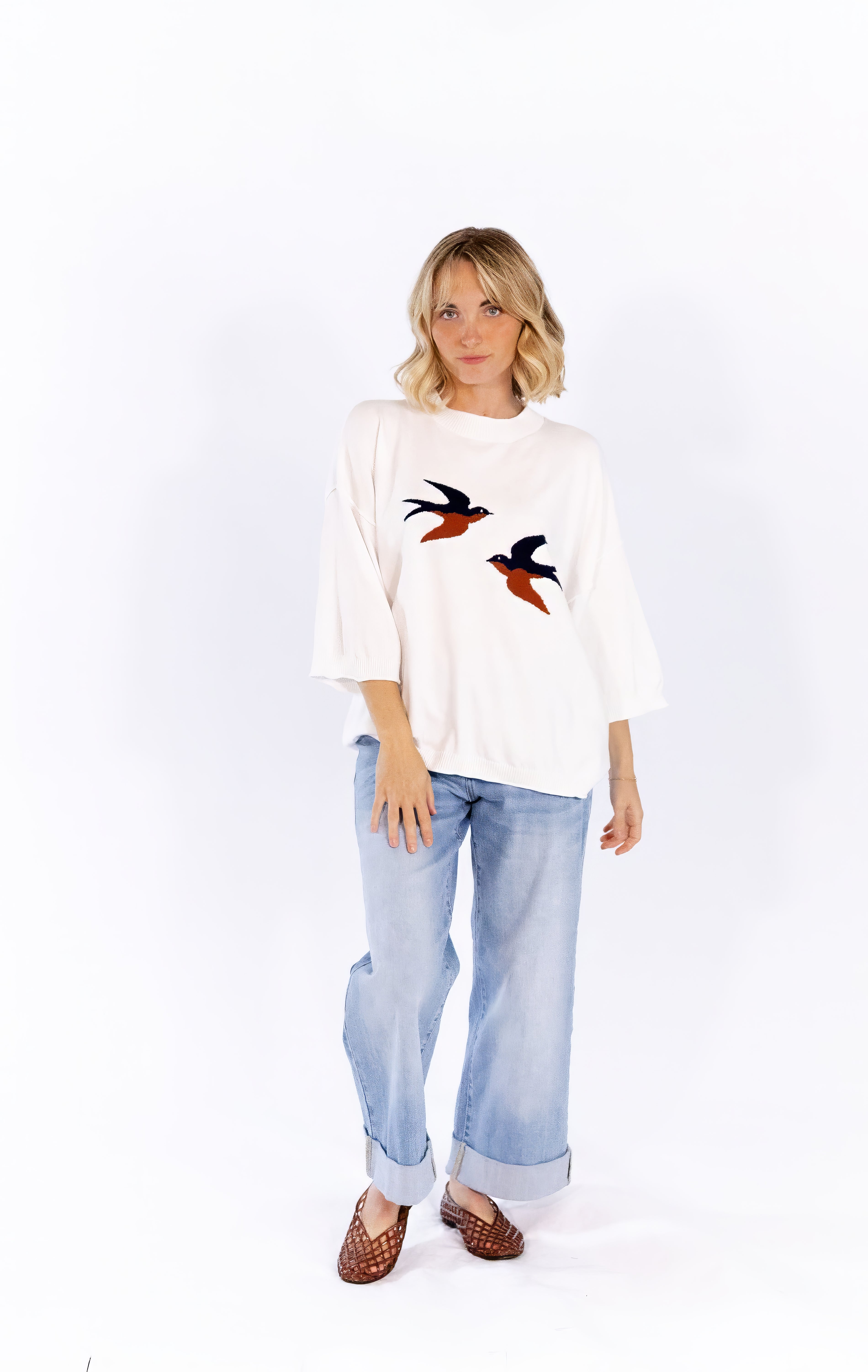 Birds of a Feather Knit Top