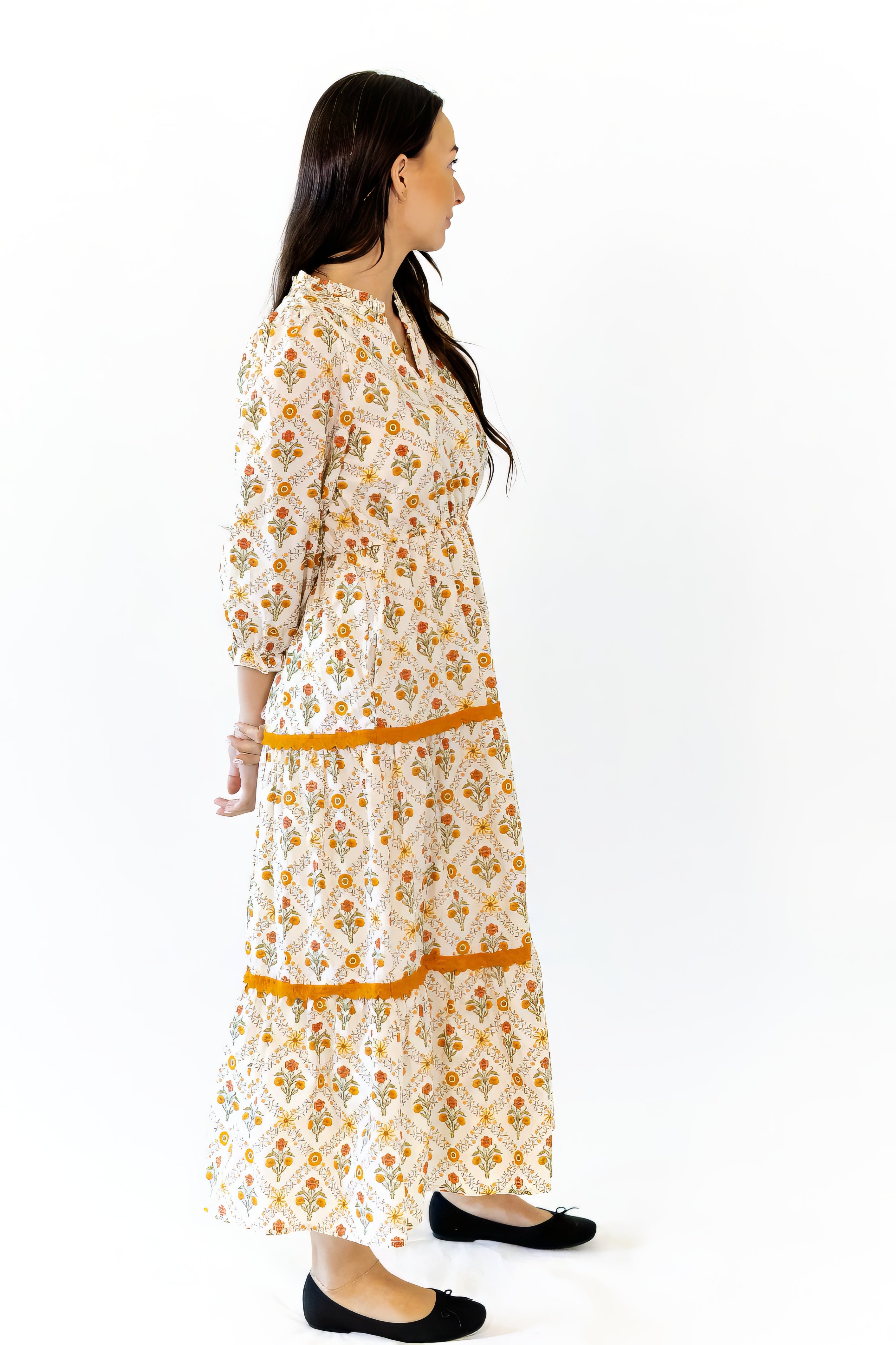 Chopin Mosaic Tiered Dress