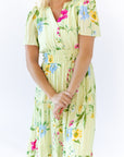 Elaine Floral Midi Dress